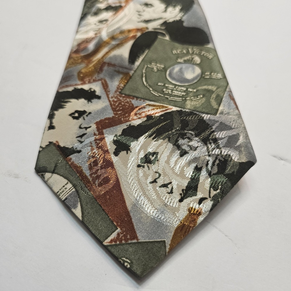 Elvis Neck Tie Lord & Paul‎ Handmade RCA Victor The King